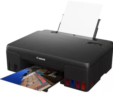 Canon Tintenstrahldrucker PIXMA G550 MegaTank Drucker (4.800 x 1.200 dpi, Fotodrucker 10x15 cm, LC Display, WLAN, Canon PRINT App, Mopria, AirPrint, wireless Printing, Auto Power On/Off) schwarz