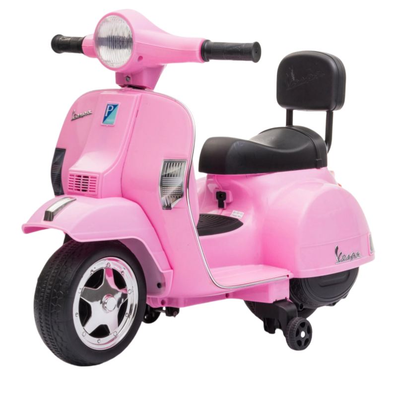 Piaggio Mini Vespa PX150 Elettrica 6V per Bambini Rosa