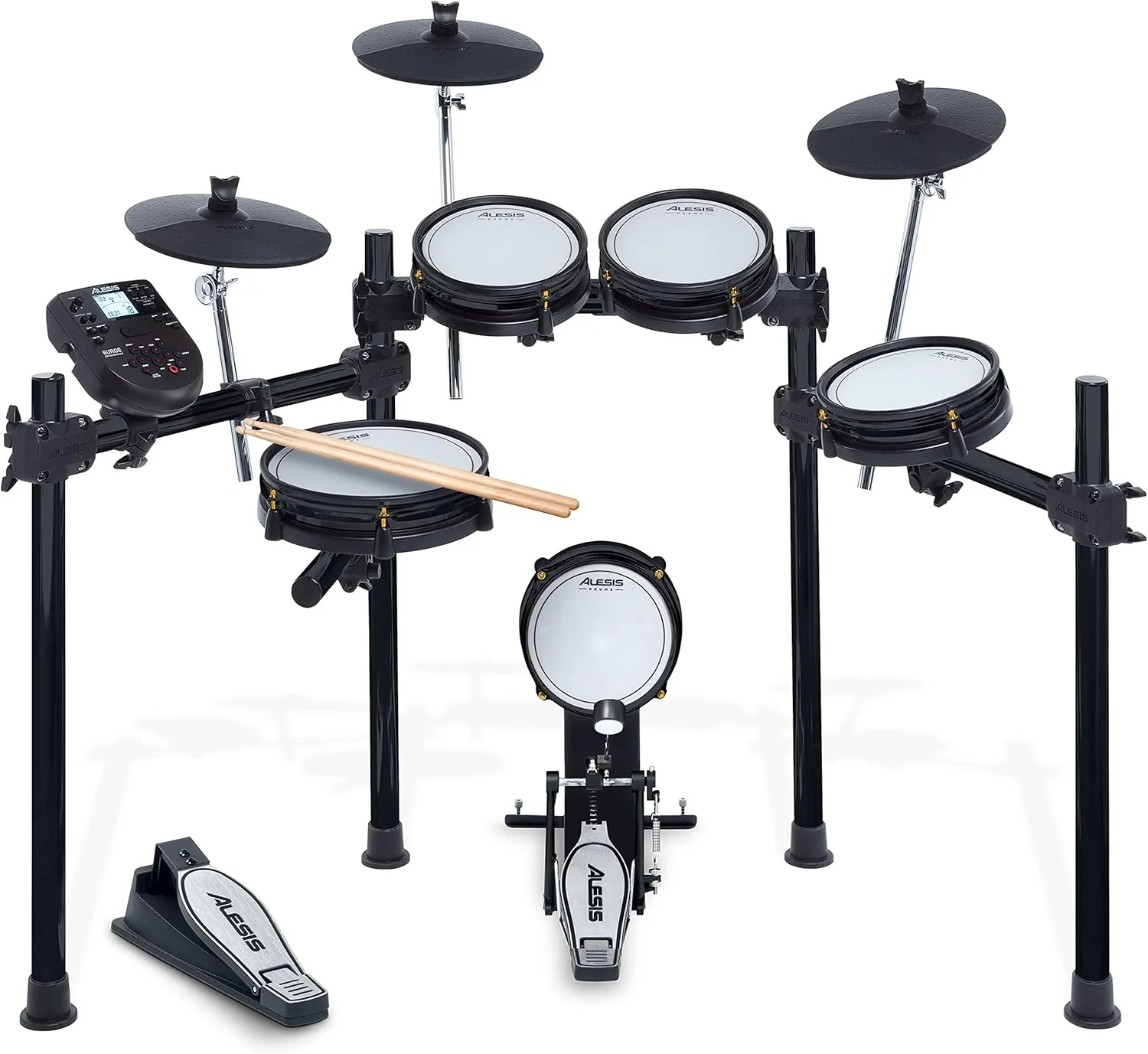 Alesis Drums Command Mesh SE Kit-Electric Drum Set USB MIDI Connection 600 Drum Sound