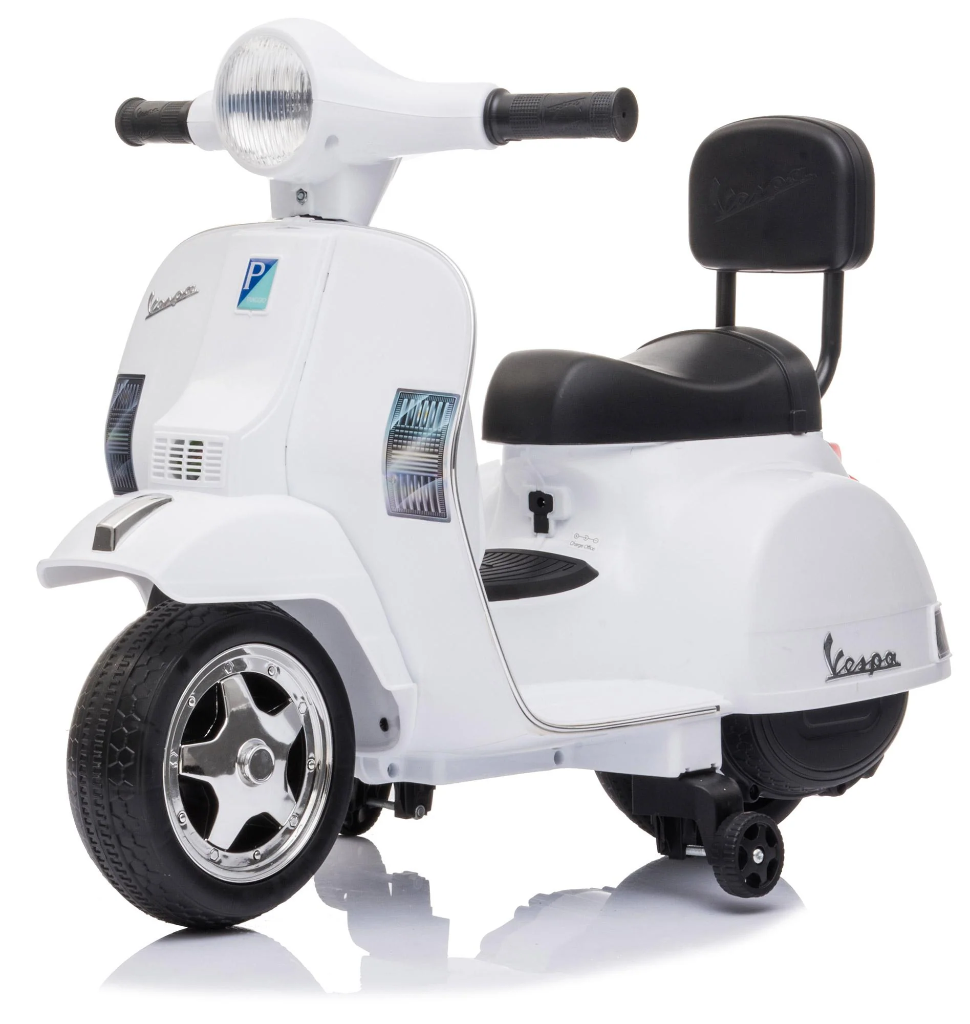 Piaggio Mini Vespa PX150 Elettrica 6V per Bambini Bianca