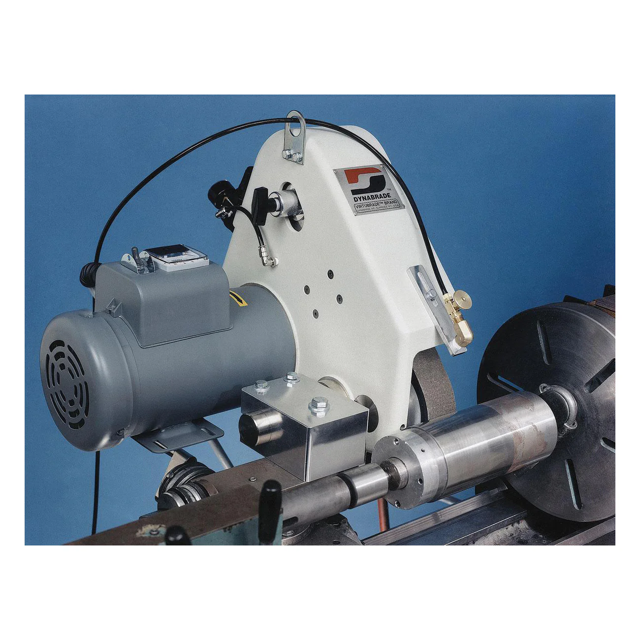 Dynabrade 65753  ~  2 X 48 Electric Variable Speed Tool Post Grinder 3 Hp Wet 440 V (Ac) 3 Phase 50/6 Hz 2500-10500 Sfpm