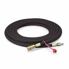 3M W-9445-100  ~  High Pressure Supplied Air Hose Schrader Fittings (3/8 Inch ID x 100 ft)