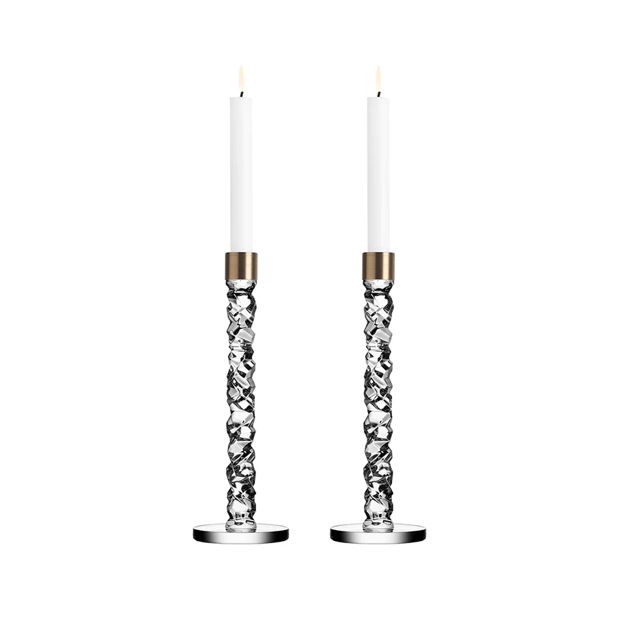 Carat Candlestick, Pair Large