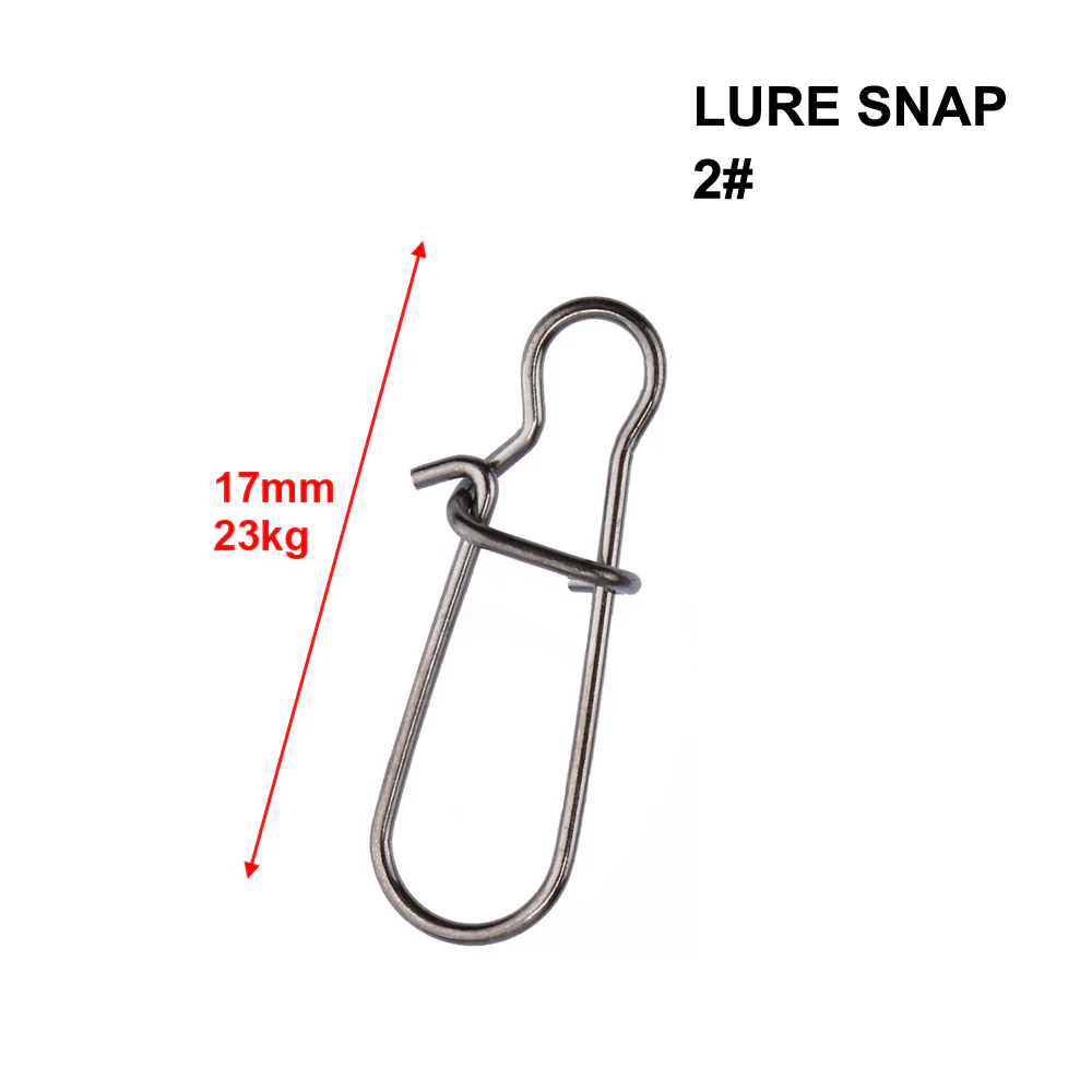 Lure Snap 2# 80pcs 17mm 23kg