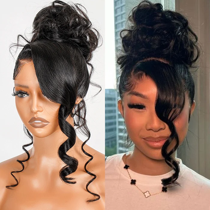 Upgraded Hidden Elastic Strap 360 Lace Frontal Body Wave Wigs Snug Fit All Sizes Human Hair Wigs