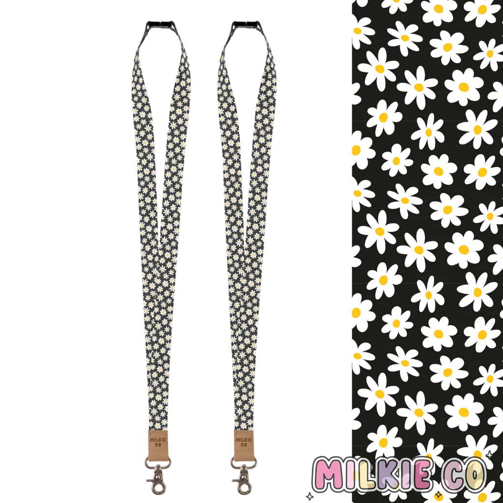 Daisy Days Fabric Lanyard