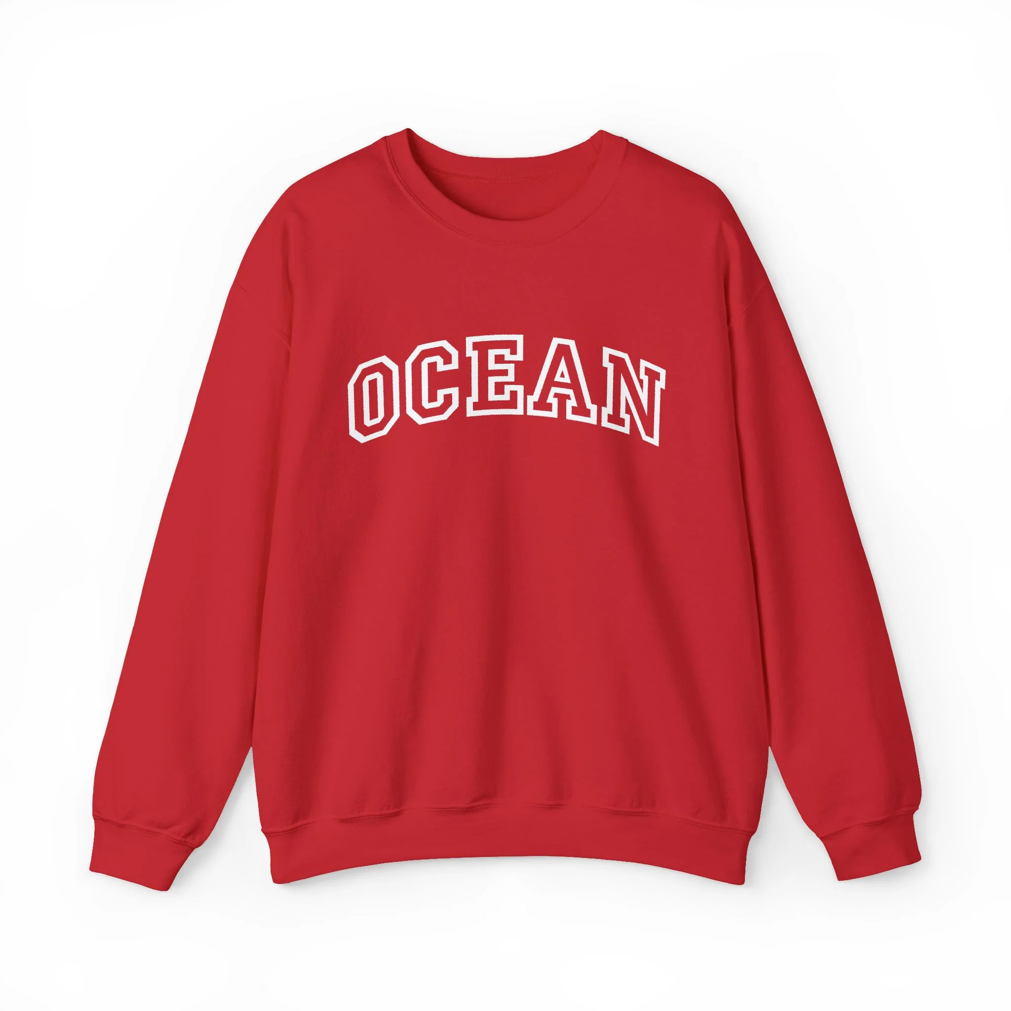 Ocean Crewneck Sweatshirt - Casual Coastal Pullover