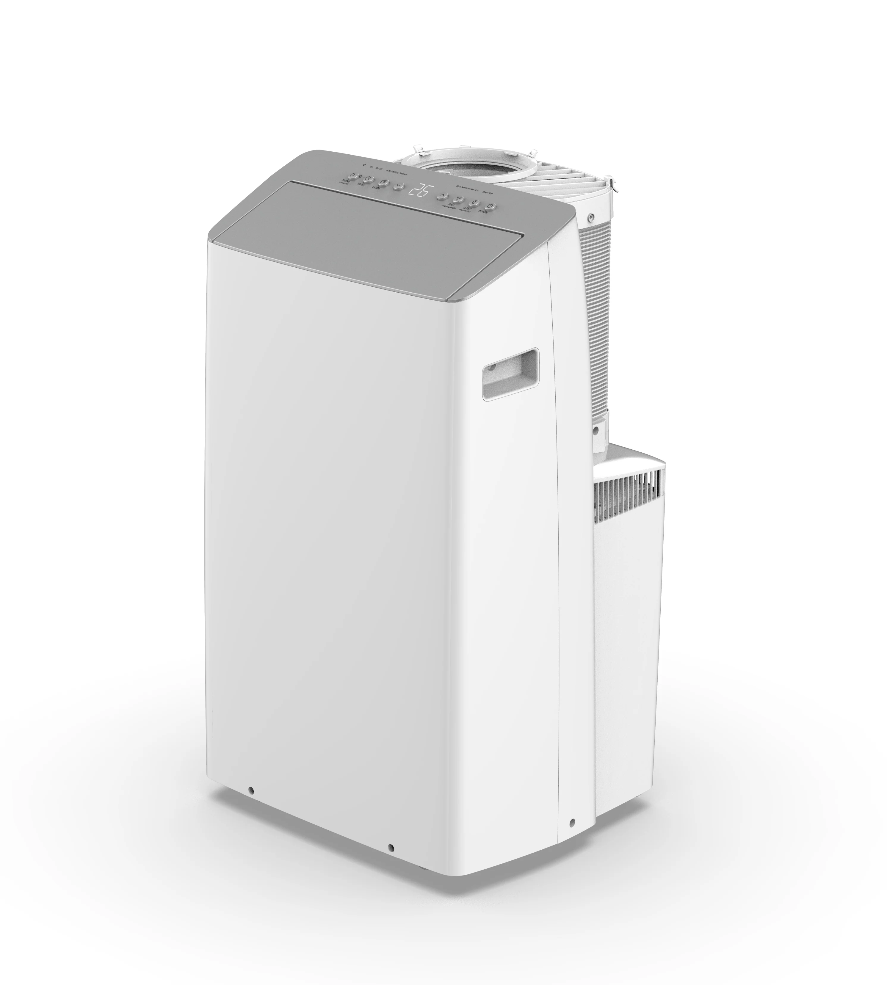 14.000 BTU / 8.200 SACC C ultra-efficinte draagbare airconditioner met dubbele slang, warmtepomp en draadloze slimme bediening