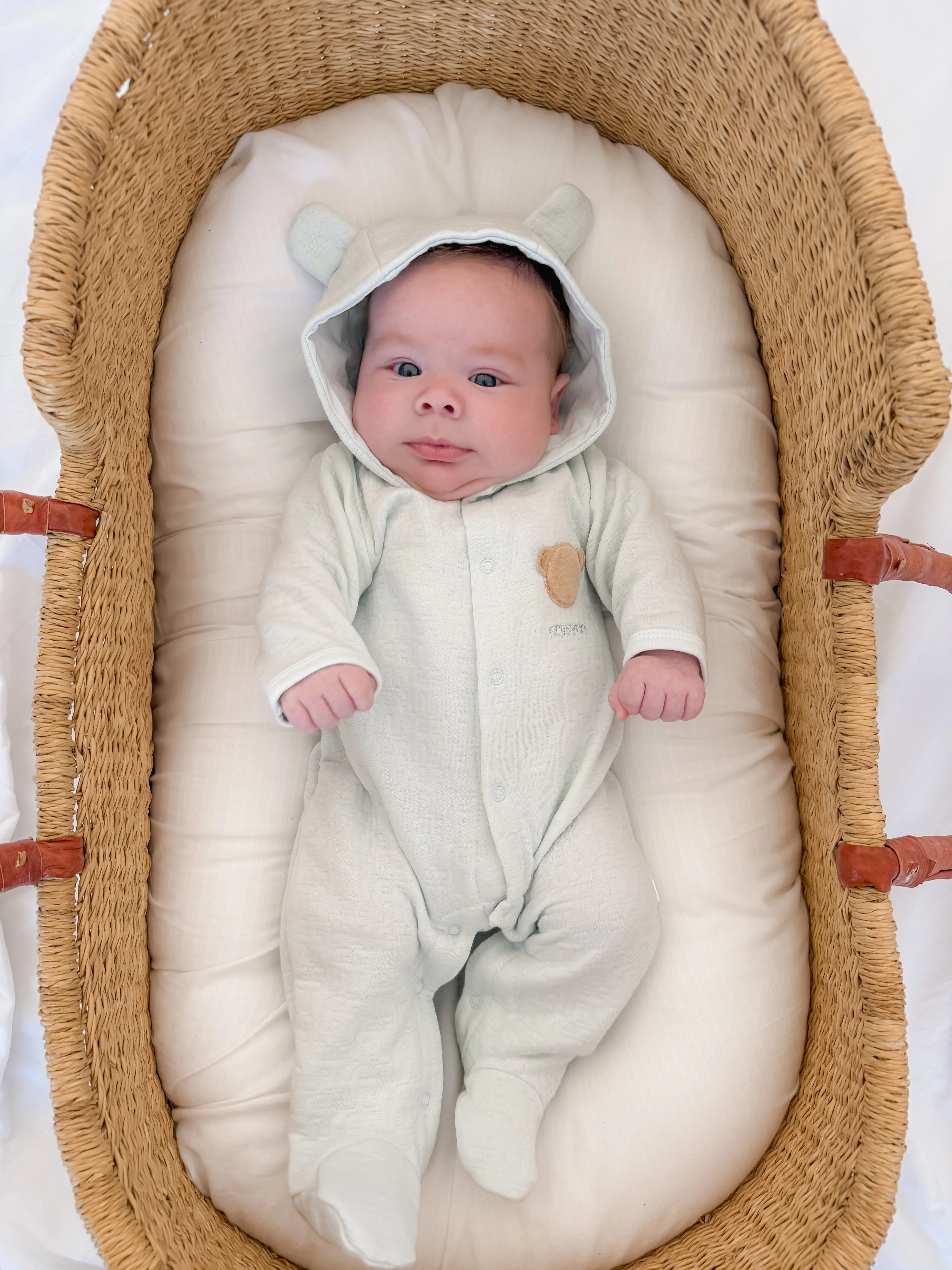 Hooded Bear Jumpsuit | Blue
