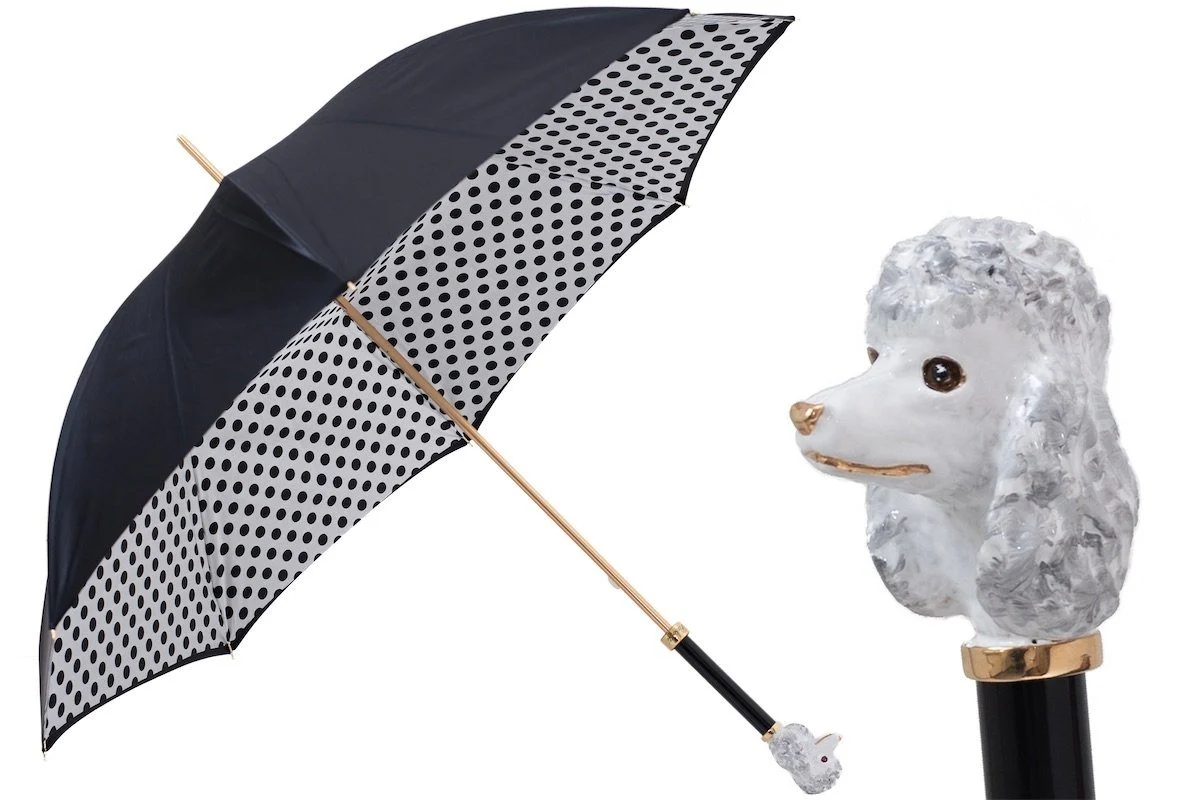 Poodle Umbrella with Dots