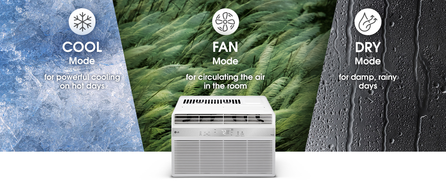 3 Modes For Year-Round Comfort