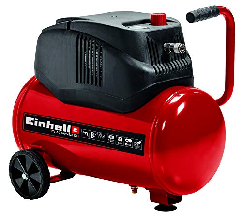 Einhell Tc Ac 200/24/8 Compressore D'Aria 220 240 V, 50 Hz, 1200 W, 24 Litri : Amazon.it: Fai da te