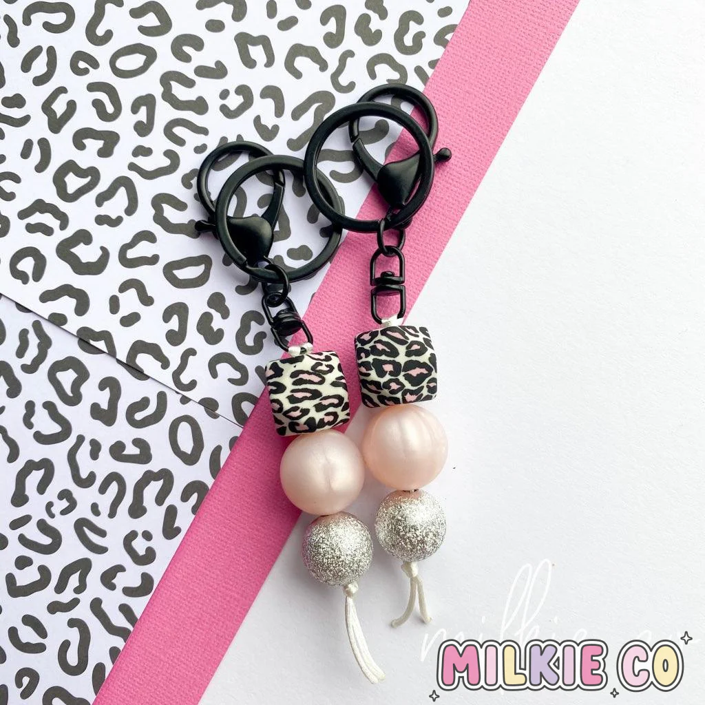 Mini Evie Beaded Keychain
