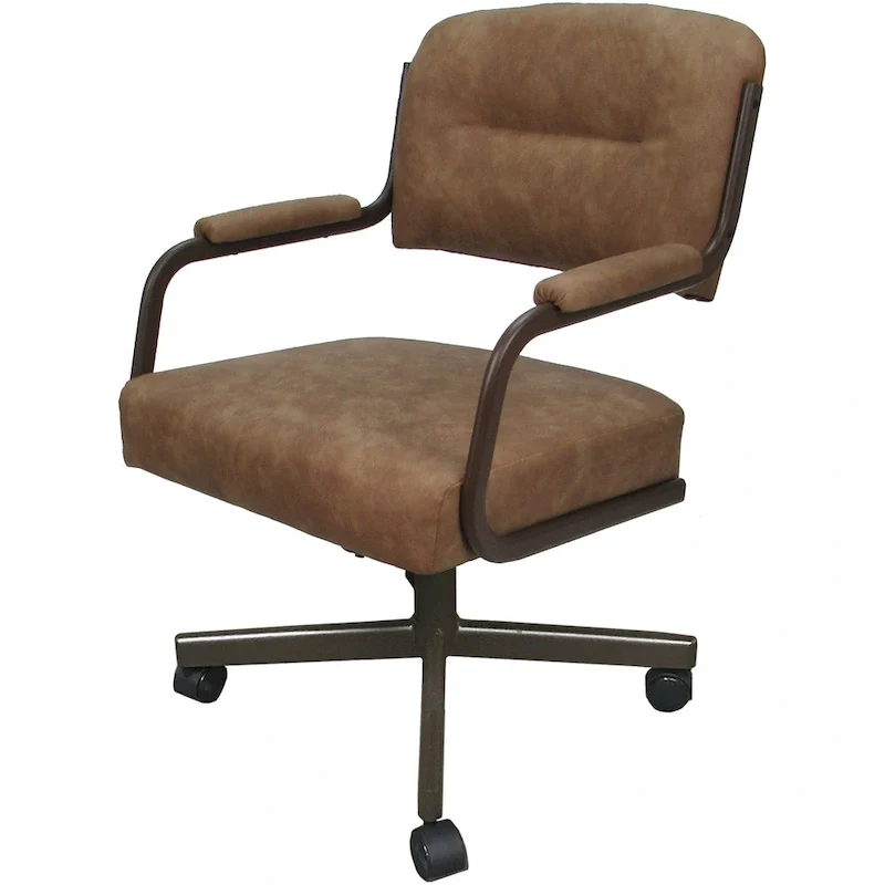 Swivel Kitchen Dining Caster Chair with Wheels - M-110 - N/A