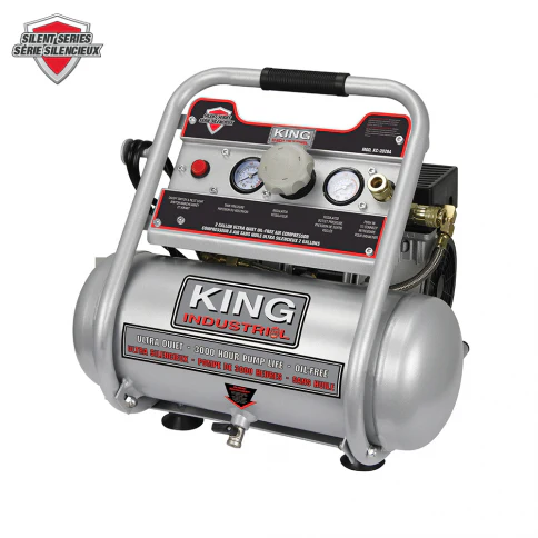 King Canada KC-2020A  ~  Air Compressor Ultra quiet Oil-Free Aluminum tank 2 HP (peak)