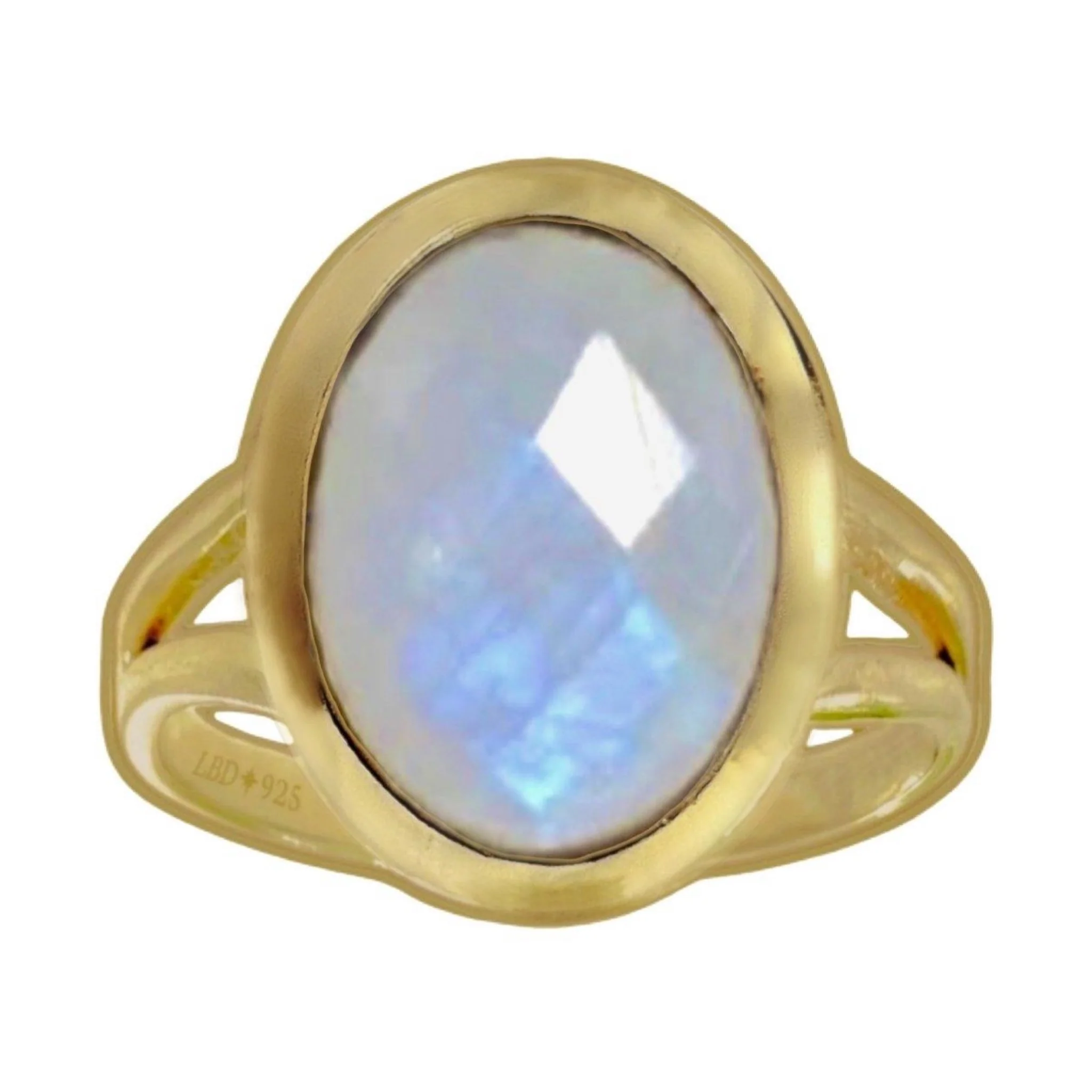 Laihas Iridescent Gold Moonstone Ring