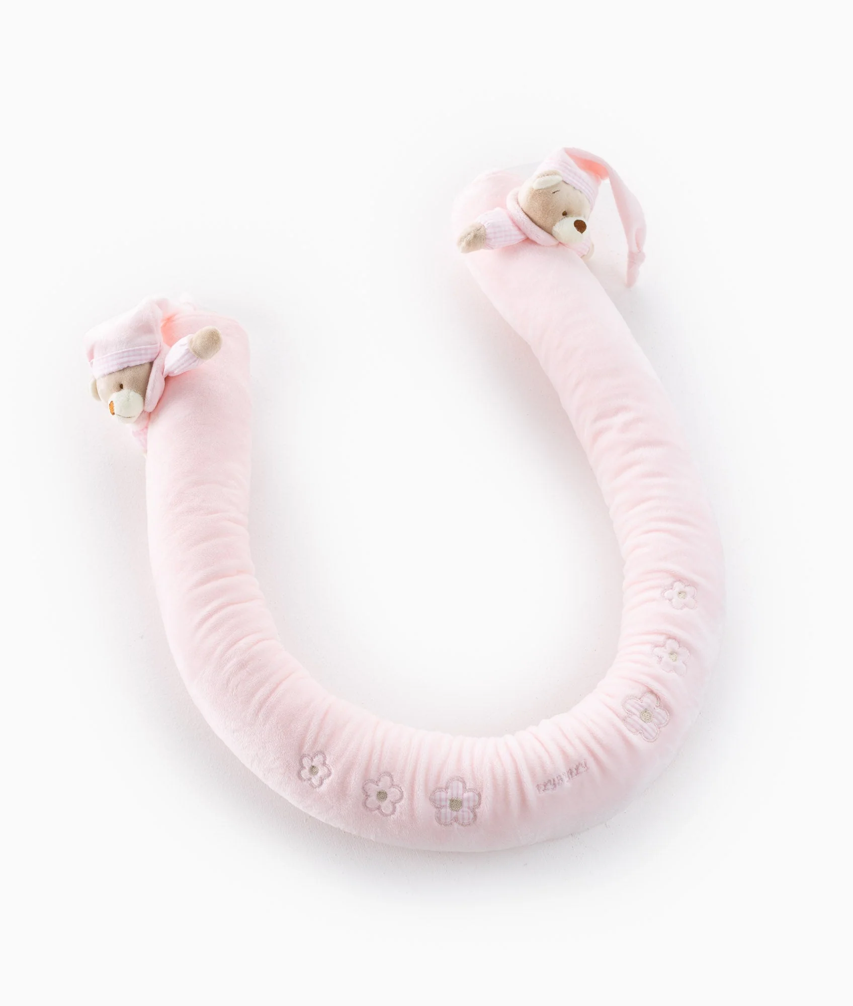 Bear Baby Bolster | Pink
