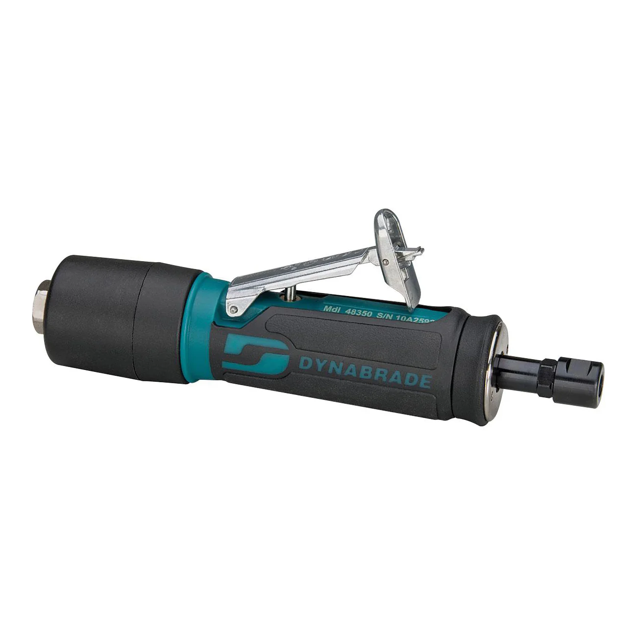 Dynabrade 48350  ~  .4 Hp Straight-Line Die Grinder 35000 Rpm Gearless Rear Exhaust 1/8 Inch & 3 mm Collets Extended Muffler