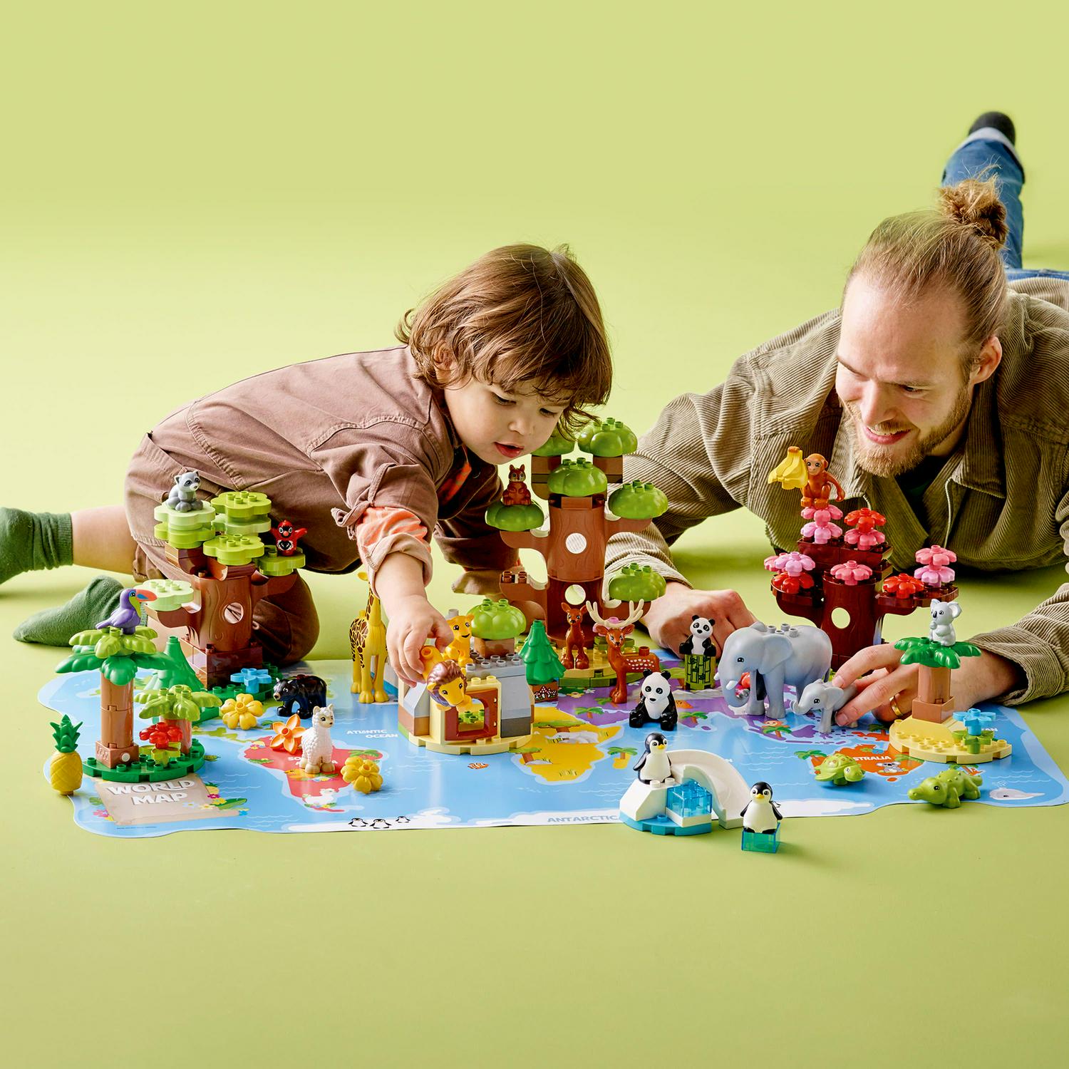 DUPLO Vadállatok a világ körül 10975 építőjáték-készlet (142 darab)