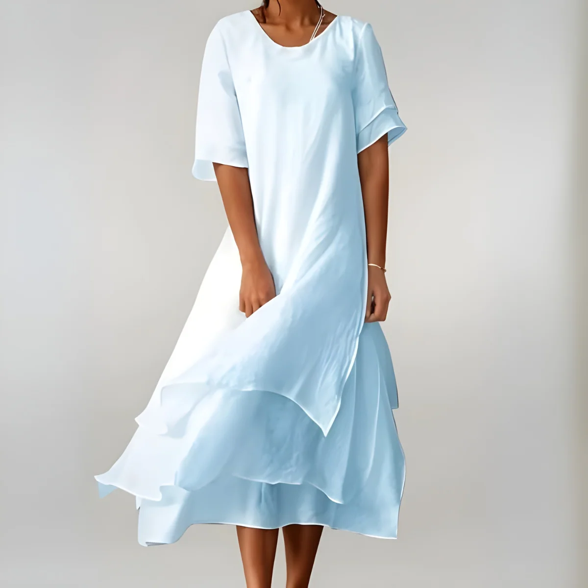 Women��s Lightweight Maxi Dress Elegant Flowing Silhouette
