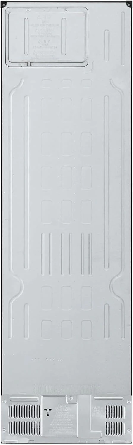 LG GBV22NCCEP Kühl-/Gefrierkombination – Smart Inverter Compressor, Total No Frost, Modern Flat Door Design, Matt Schwarz Metallic, Energieeffizienz A