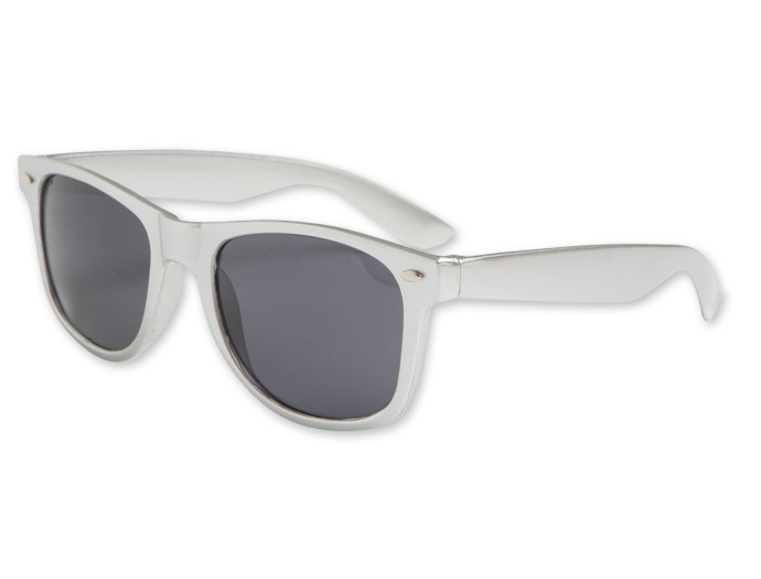 Silver Iconic 80's Sunglasses Adult 16002