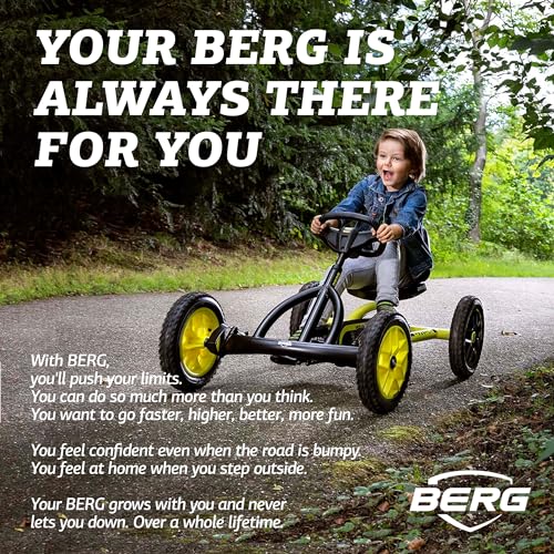 BERG Buddy Cross Pedal GoKart | Veicolo per bambini a pedale, con elevati standard di sicurezza, pneumatici e ruota libera, giocattolo per bambini di età compresa tra 3 e 8 anni : Amazon.it: Giochi e giocattoli