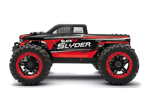 Monster Truck telecomandato 4WD Blackzon Slyder Rosso 1/16 RTR   Bambini 7 11 Anni : Giochi e giocattoli