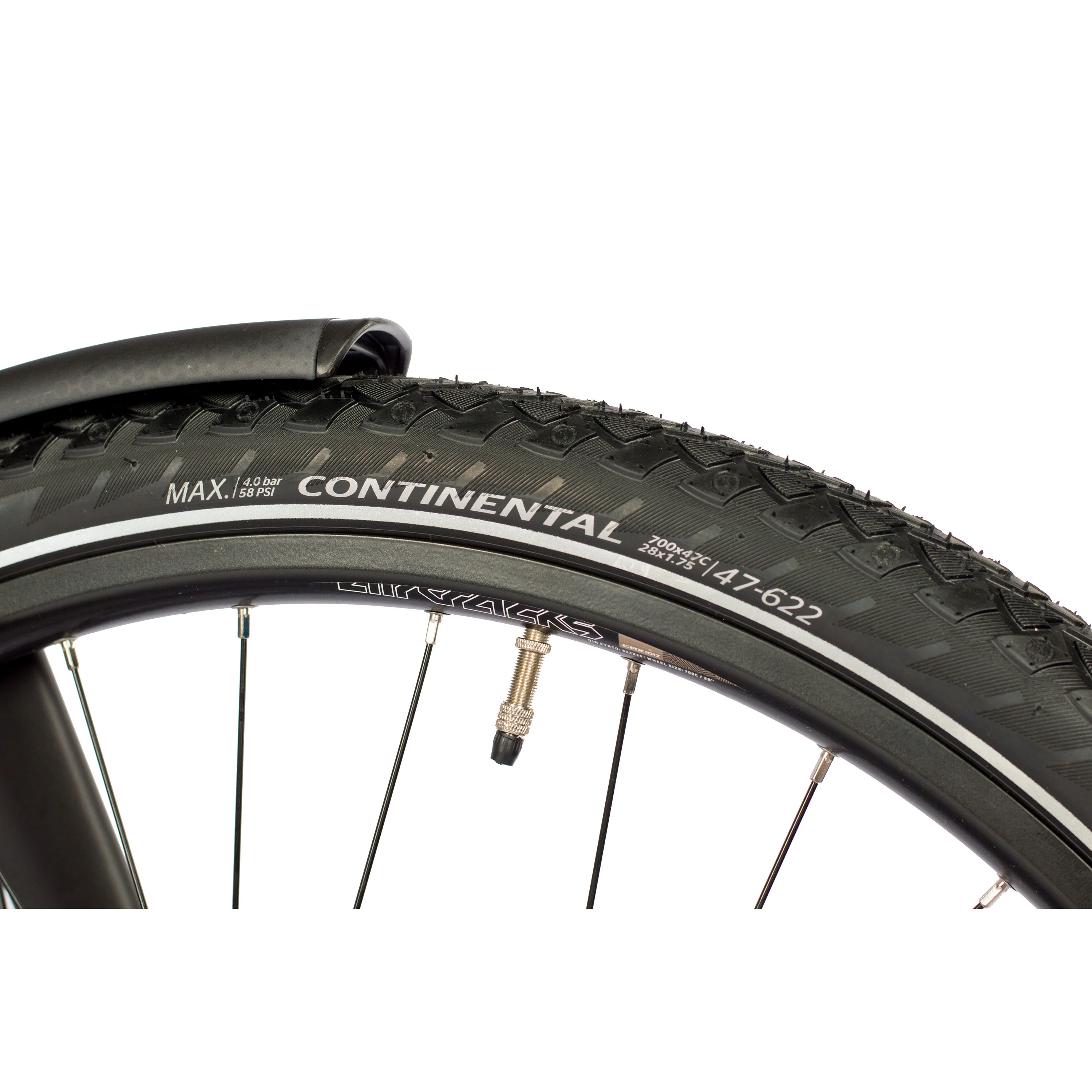 28 Inch Heren XXL Trekkingfiets TR.2880 Trekkingfiets 27 x Speed Shimano DEORE RD-M592 SGS Zwart