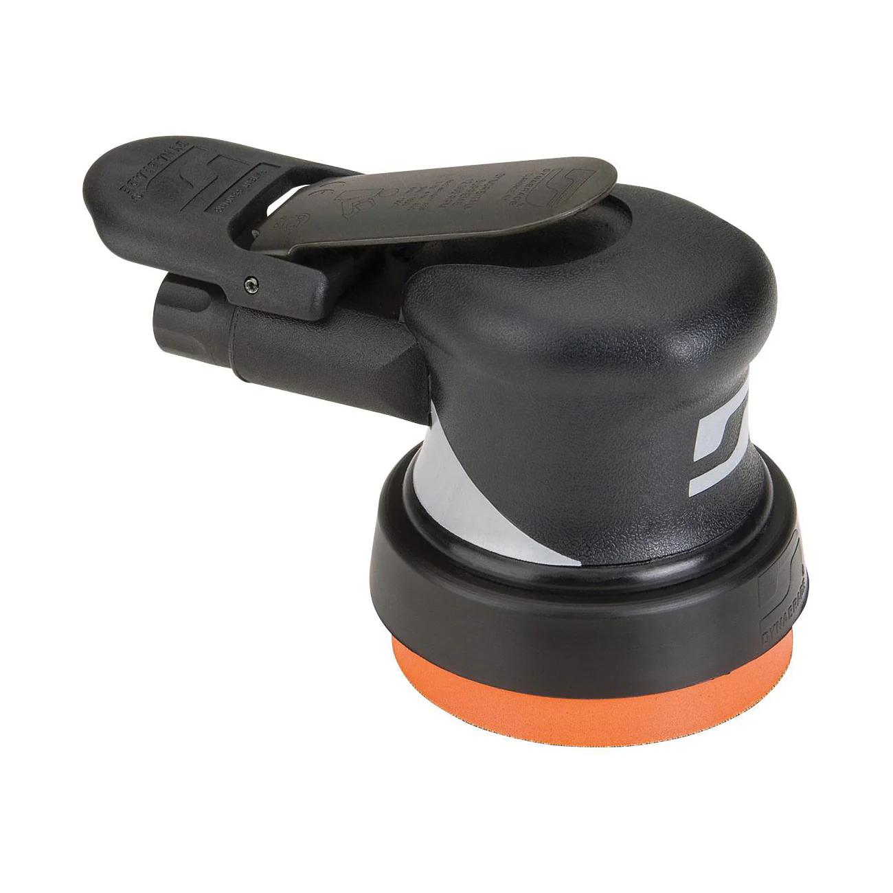 Dynabrade Silver Supreme 56840  ~  3-1/2 Inch Diameter Non-Vacuum Dynorbital Supreme Random Orbital Sander .28 Hp 12000 Rpm 3/32 Inch Diameter Orbit Rear Exhaust