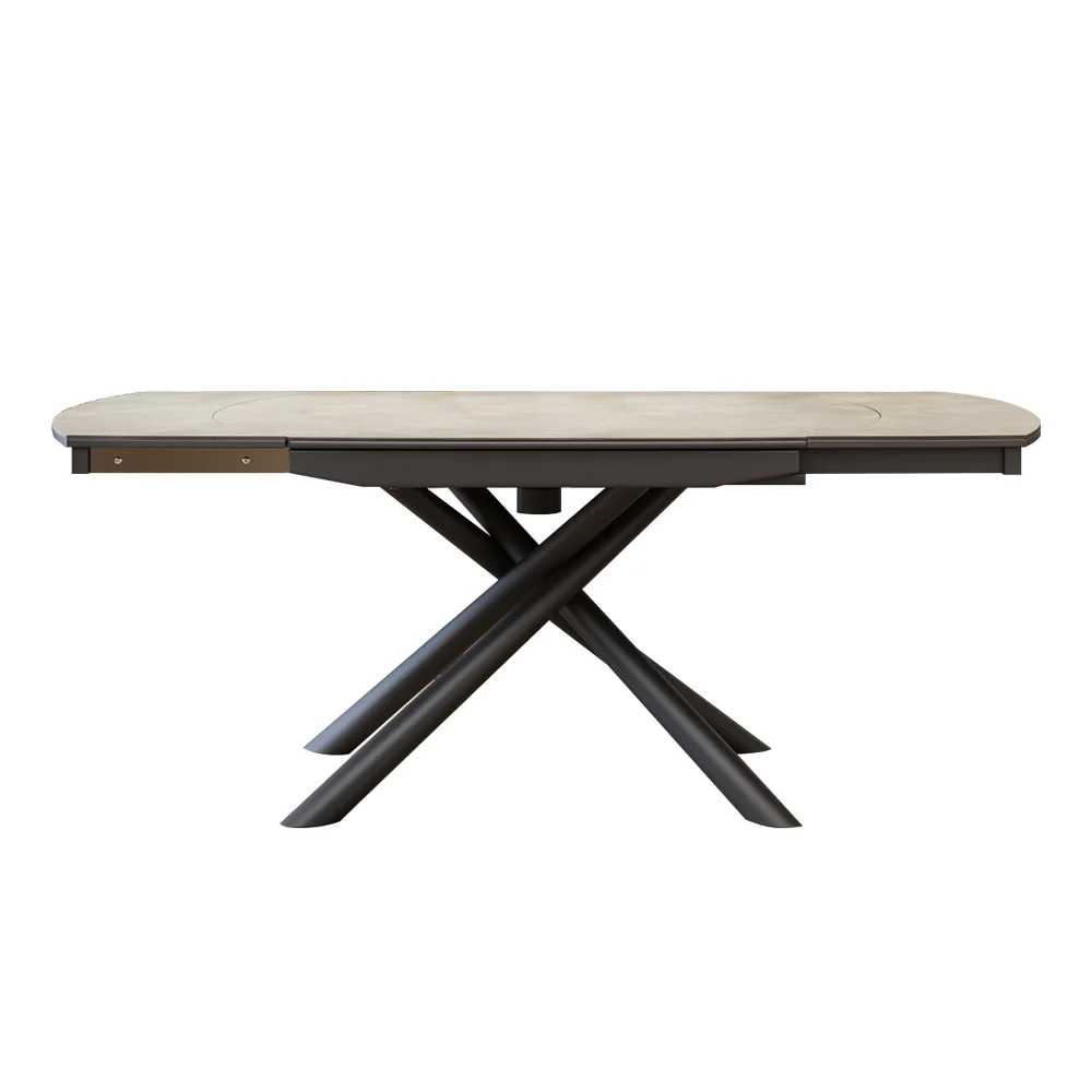 Mesa de comedor de estilo moderno extensible, vista adicional 2