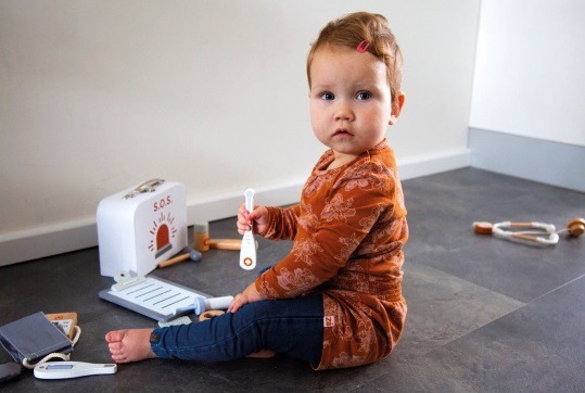 Tryco houten doktersset (met naam)