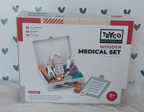 Tryco houten doktersset (met naam)