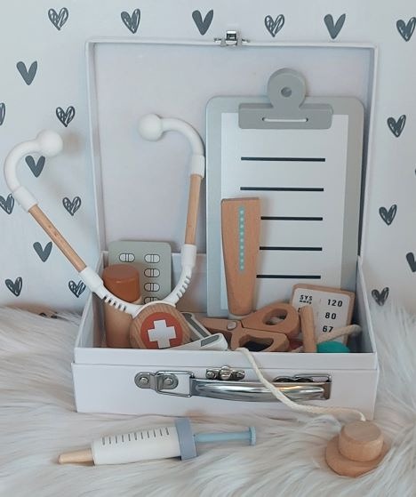 Tryco houten doktersset (met naam)
