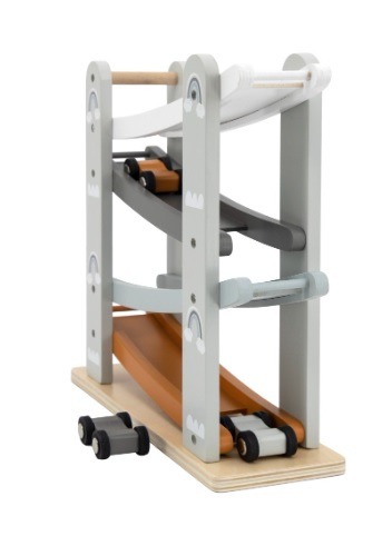 ''Tryco'' houten autoglijbaan (met geboortegegevens)
