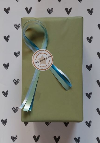 ''Label Label'' stapelringen Blauw (met naam)