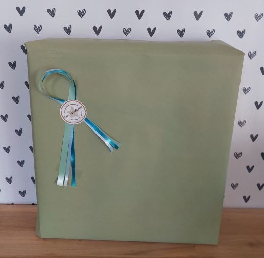 ''Tryco'' houten autoglijbaan (met geboortegegevens)