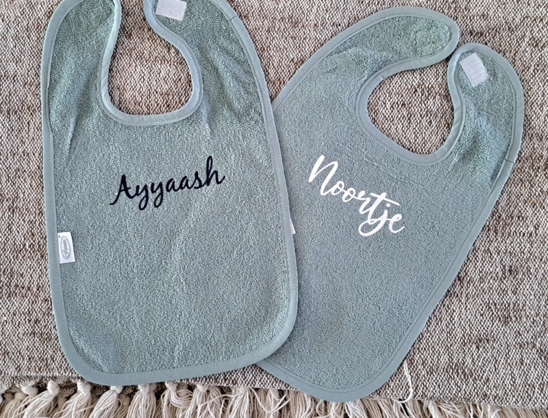 Slab met naam jongen/meisje - Diverse kleuren