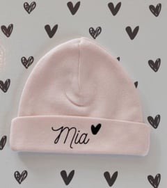 Babymutsje met naam meisje