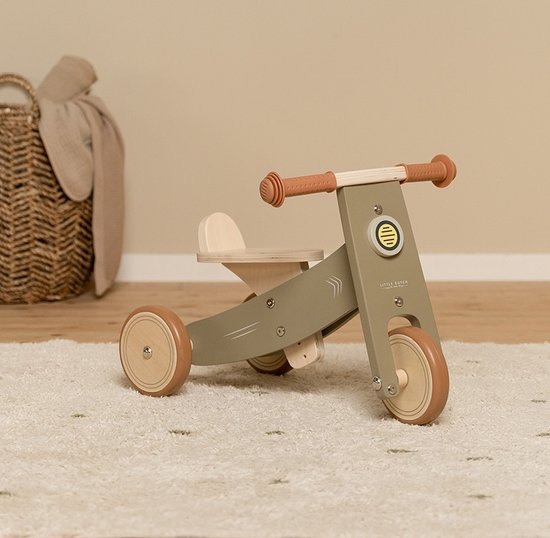 Little Dutch houten driewieler Olive met naam
