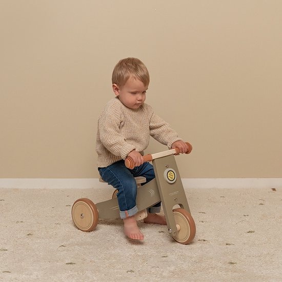 Little Dutch houten driewieler Olive met naam