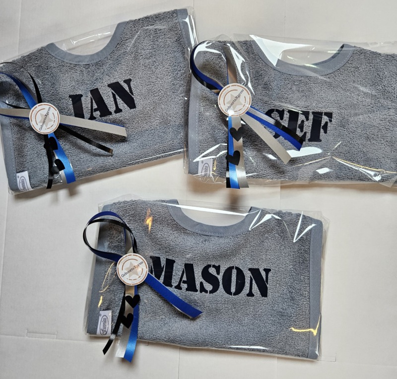 Slab met naam jongen/meisje - Diverse kleuren