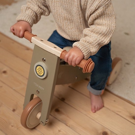 Little Dutch houten driewieler Olive met naam
