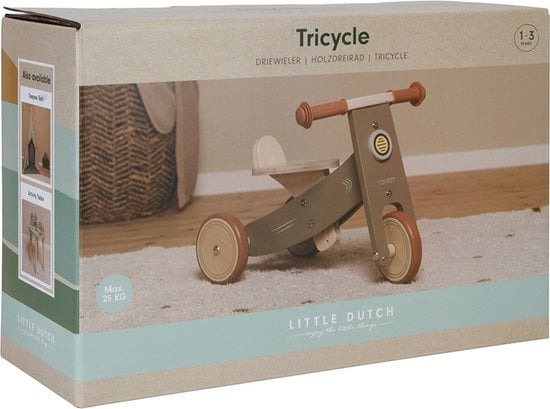Little Dutch houten driewieler Olive met naam
