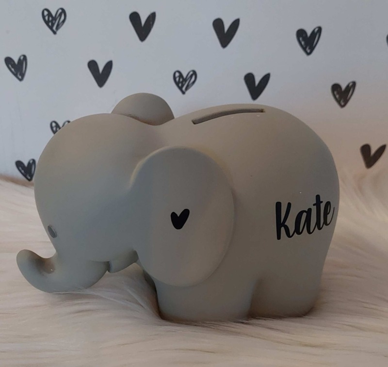 BamBam olifant spaarpot (met naam)