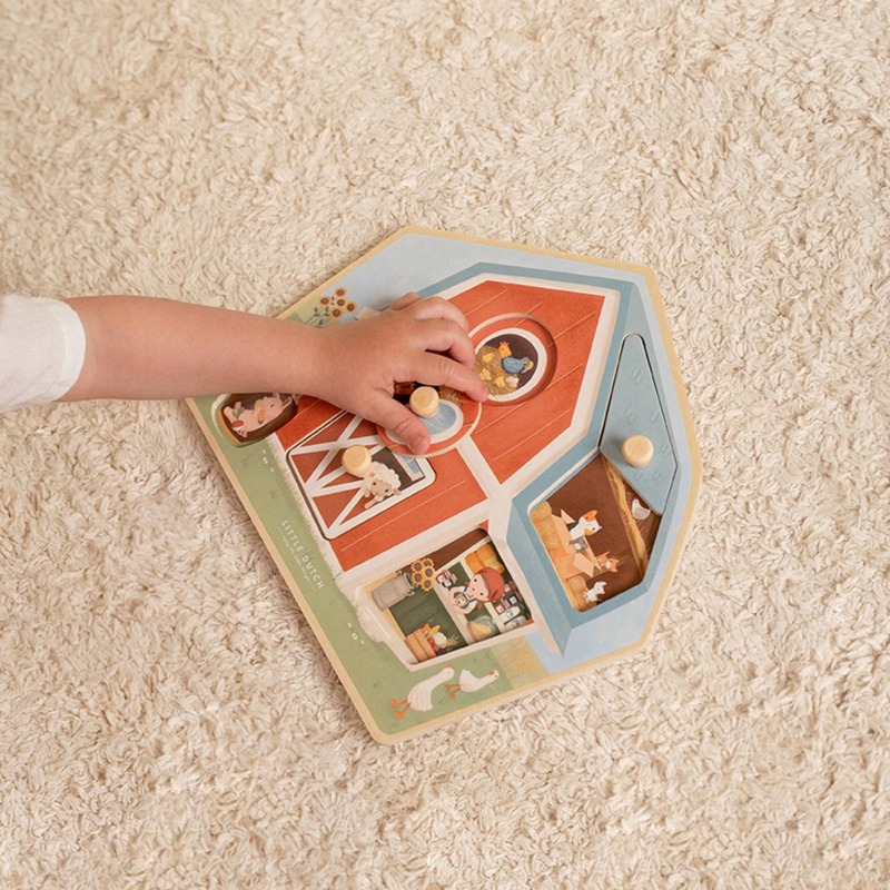Little Dutch puzzel ''Little Farm'' (met naam)