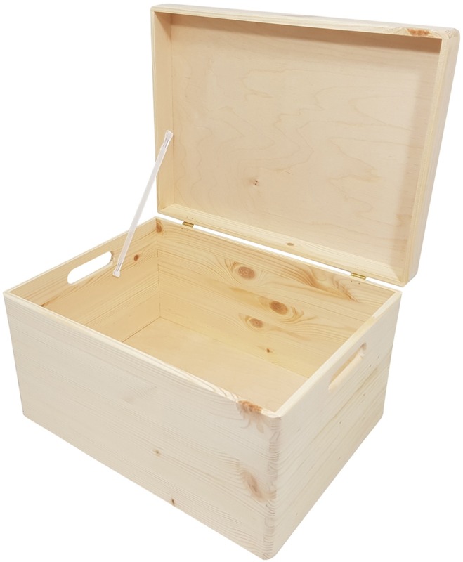 Houten herinneringskist met naam Schattig beertje