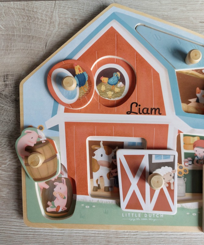 Little Dutch puzzel ''Little Farm'' (met naam)