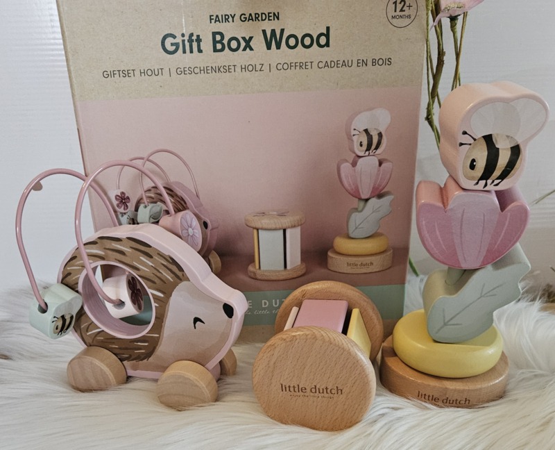 Little Dutch houten giftset Fairy Garden met naam