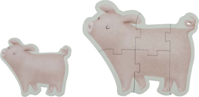 Little Dutch 6 in 1 vormenpuzzel ''Little Farm''